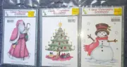 American Traditional Stencils Classic Dimensions Sentiments Santa Tree SnowmanEC