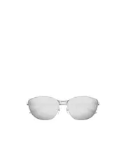 Balenciaga Eyewear Oval Frame Sunglasses 62 White