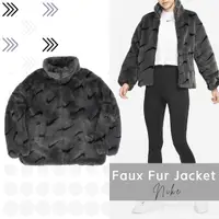在飛比找momo購物網優惠-【NIKE 耐吉】外套 NSW Jacket 女款 黑灰 小