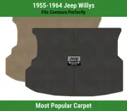 Lloyd Ultimat Cargo Carpet Mat for 1955-1964 Jeep Willys w/Jeep Grill Logo (for: Jeep)