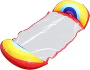 KOMBIUDA Floating Bed Inflatable Floating Pad for Pool Sturdy PVC Light Easy to Store for Summer Relaxation