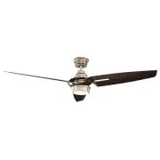 Iron Crest 60 in. LED DC Motor Indoor Brushed Nickel Ceiling Fan with Light Kit