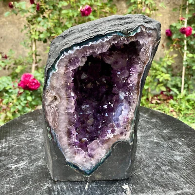11.57LB Top Natural Amethyst Crystal Church Cathedral Geode Mineral Specimen
