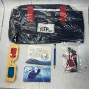Carnival VIFP Pride Pin 2024 Medallion Necklace Tote Bag Luggage Tag 3D Glasses