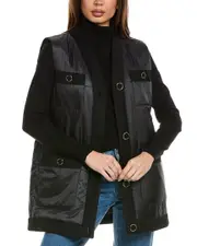 Lafayette 148 New York Patch Pocket Vest