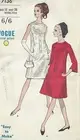 1960s Vintage VOGUE Sewing Pattern B38" DRESS (1592)