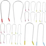 SHERCHPRY 32 Pcs Curler Clips for Rollers Versatile Hot Roller Securing Pins Shaped Clamps for Quick and Easy Hair Styling Suitable for All Hair and Styles