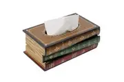 STORFEX Antique Book Tissue Box Cover