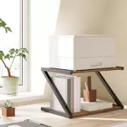 Desktop Printer Stand Printer Table with Storage Shelf Under Desk Printer Stand