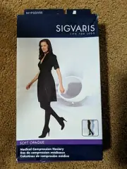 Sigvaris 841P Soft Opaque 15-20 Mmhg Closed Toe Pantyhose