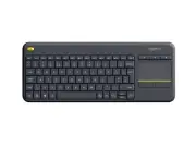Logitech K400 Plus Wireless Touch TV Keyboard With Easy Media Control and Built-