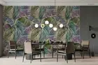 3D Tropical Leaf Pattern Wallpaper Wall Murals Removable Wallpaper 118