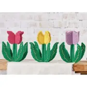 Herrschners® Dancing Tulips Shelf Sitters Plastic Canvas Kit