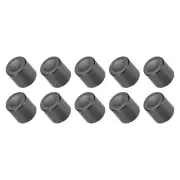 Potentiometer Control Knob Insert Shaft D Switch Knobs 19x17mm 6mm Black 10Pcs