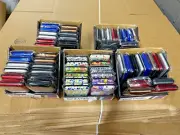 Pack Of 60 Credit Card Holders Caddy Plastic Assorted Colors 4 1/4” X 3” New