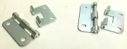 (2) Two Small Take Apart Hinges or Lift Off Hinges