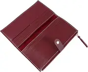 [WOFASHPURET] Girl Coin Bag 1pc Portable Long Wallet Fashion Change Purse Slim Wallet for Women Easy Open Close
