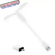 1PCS Portable Mini USB Fan Flexible Summer Cooler For Laptop Plug In Power P6Z3