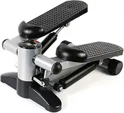 Health Fitness Mini Stepper with Band, Household Gym Hydraulic Mute Stepper Multi-Function Pedal Indoor Sports Stepper