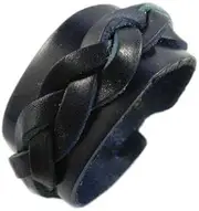 [Original Tribe] Antique Men's Leather Cuff Bracelet, Leather Wrist Band Wristband Handcrafted Jewelry Sl2439
