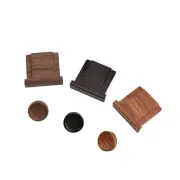 Wooden Soft Shutter Button & Hot Shoe Cover Set For Nikon ZF Camera Accessories