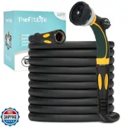 TheFitLife Garden Flexible Hose - Heavy Duty Kink Resistant Water Hose with S