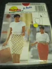 BURDA LADIES' SKIRT 4547 Sewing Pattern Plus Bonus UNCUT Vintage