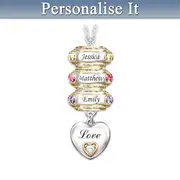 'Forever In A Mother's Heart' Personalised Pendant