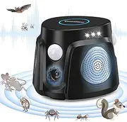 Tiptop Home Ultrasonic Mouse Repeller 360°, Mouse Repellent, Rat Repellent with 3 Modes, Ultrasonic Against Mice, Mouse Deterrent, Indoor Plug-in, Ultrasonic Pest Repeller for Attics, Garages,