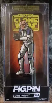 Figpin: Clone Trooper 574 CMD Collectibles Hard case.
