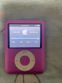 在飛比找露天拍賣優惠-【請先詢價】蘋果iPod nano3 成色如圖,經典蘋果小胖