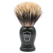 Deluxe Parker King Size 23 mm Handmade Pure Badger Shaving Brush with Stand