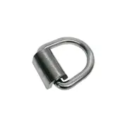 SS T316 D-Ring Lashing Ring Tie Down Anchor 1" for Safe and Secure Hauling, 1Pc
