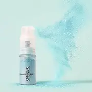 Sprinks Edible Dust Spray Pump | Shimmer Blue Micro Fine Glitter | Easy to Use for Cakes | Cupcakes | Cookies | Desserts | Blue Sprinkles Edible