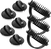 VICASKY Ergonomic Scalp Massager Brush 8pcs Shampoo Brush Set Gentle Head Scrubber for Family Hair Care