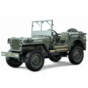 JJRC C8815 RTR 1/10 2.4G 4WD RC Car Willys Military Truck Off-Road Climbing LED Light Optional Winch Canopy Metal Frame