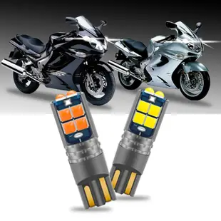 KAWASAKI 2 件裝 W5W LED 摩托車位置停車燈適用於川崎 ZZR1200 LED 大燈 Pilot Par