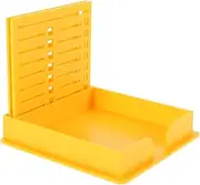 Angoily Self-Stick Note Pad Holder Note Pad Holder for Desk Organized Desk Accessory Plastic