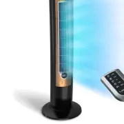Sleek Bladeless 3-Speed Tower Fan with Timer & Ionizer - Modern Comfort