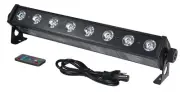 ProX X-BAR8RGBUV EVO RGB-UV Bar 8 32W High Power RGB-UV LED Wash Light