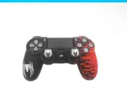 Spider Man Silicone Cover For PS4 Controller With 2 Thumb Grips