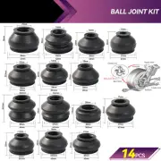 Rubber Ball Joints Boots Dust Cover Tie Rods Linkages Ends Replacement Kit 14Pcs (for: Smart)