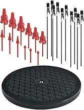 Frediuo Model Painting Stand 360 Rotation Alligator Clip Sticks Set DIY Projects Airbrush Spray Spraying Modeling Tools Crafts Tool