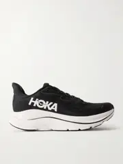 [Hoka] Hoka - Clifton 10 Rubber-trimmed Jacquard-mesh Sneakers - Black - US8.5 US 8.5 Black