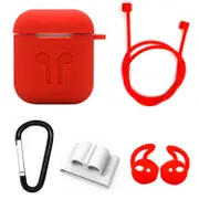 Silicone Apple AirPods 5-Piece Accessory Kit