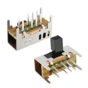 20Pack 6mm Horizontal Slide Switch DP3T 2P3T 8 Terminals PCB Panel Latching