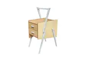6IXTY Swing Scandinavian Bedside Nightstand Side End Lamp Table - Grey