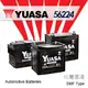 『加倍伏Voltplus』 YUASA 台灣湯淺〈56224 62AH〉PORSCHE FERRARI BENTLEY 適用-台北市汽車電瓶