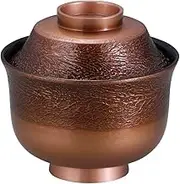 [TA] 3.2 inch Fuji Shaped Small Suction Bowl, Squeeze Tattoo Copper Inner Black | Small Suction Bowl [10 x 9.5 (6.9) cm (290cc)]
