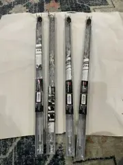 4X Rubbermaid FastTrack Garage Storage System Upright Rail, 25" GRAY (1784365)